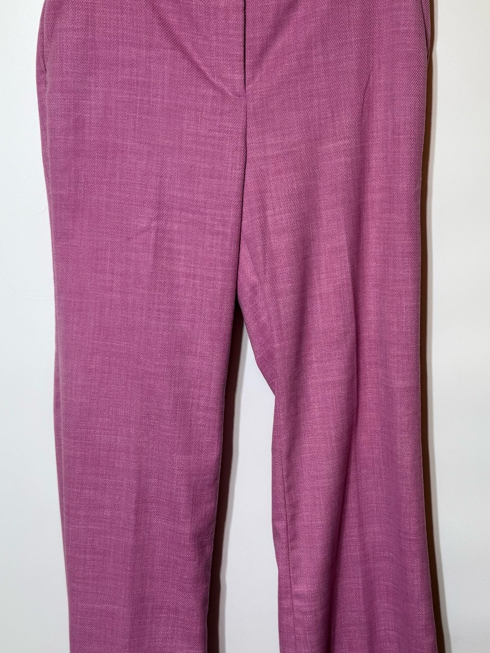 Talbots Magenta Straight-Leg Trousers